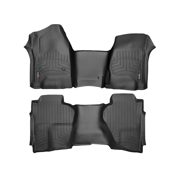 Front and Rear Floorliners - Over The Hump, 445431-445423